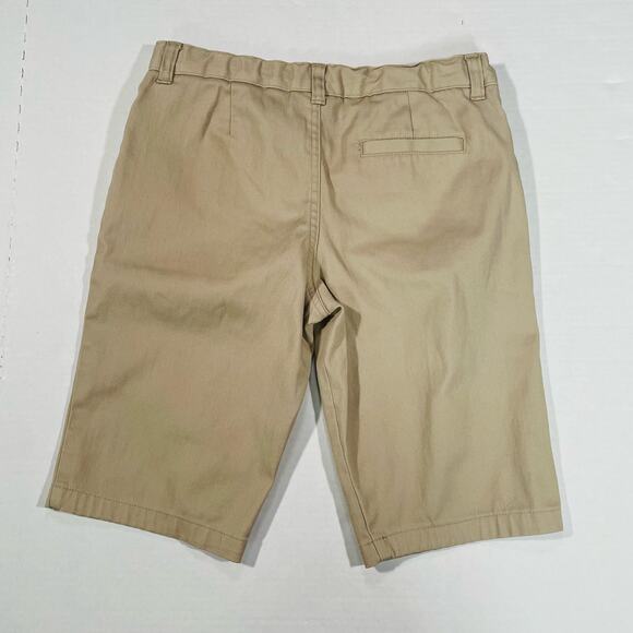 Classroom Girls Uniform Shorts Khaki Brown Style 5222 Adjustable Waist Size 12 - Picture 2 of 8